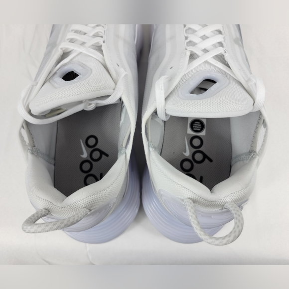 Nike Air Max 2090 Triple White Athletic Shoes Sneakers Mens Size 10.5 BV9977-100 - Picture 3 of 12
